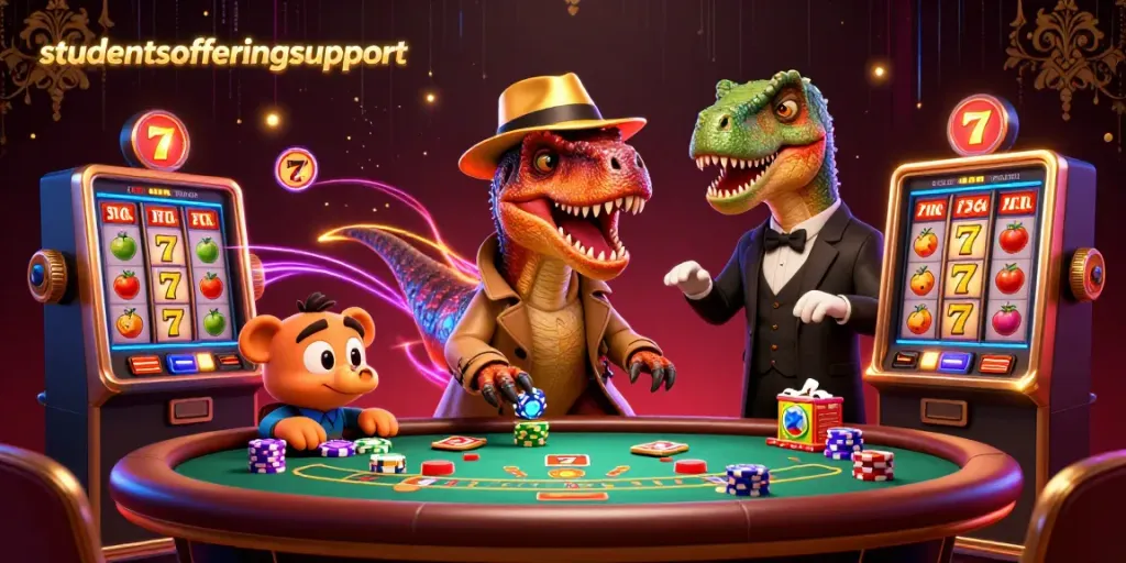 Menangkan permainan menggunakan studentsofferingsupport dengan slot dan jackpot yang menggiurkan.
