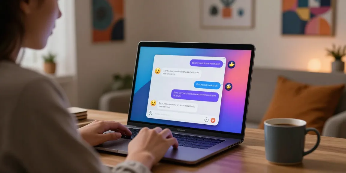 Interactive nsfw chat ai session in a cozy home office setting