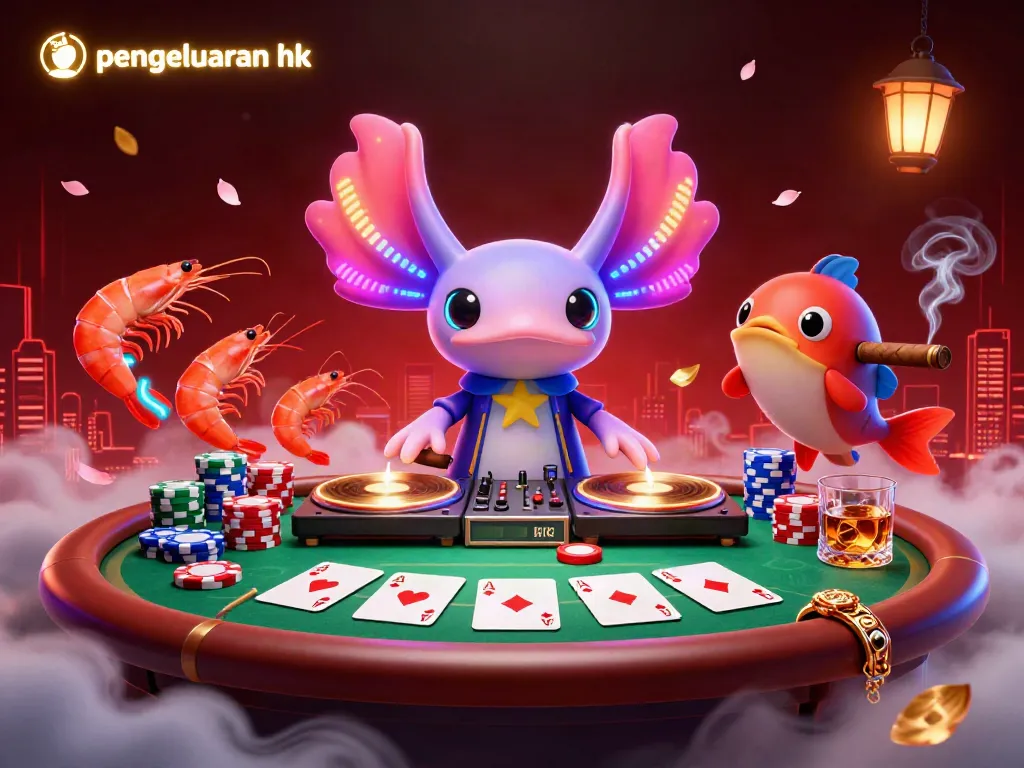 Mendapatkan pengeluaran hk dengan keseruan DJ axolotl neon dan teman-teman lautnya yang beraksi di meja poker.