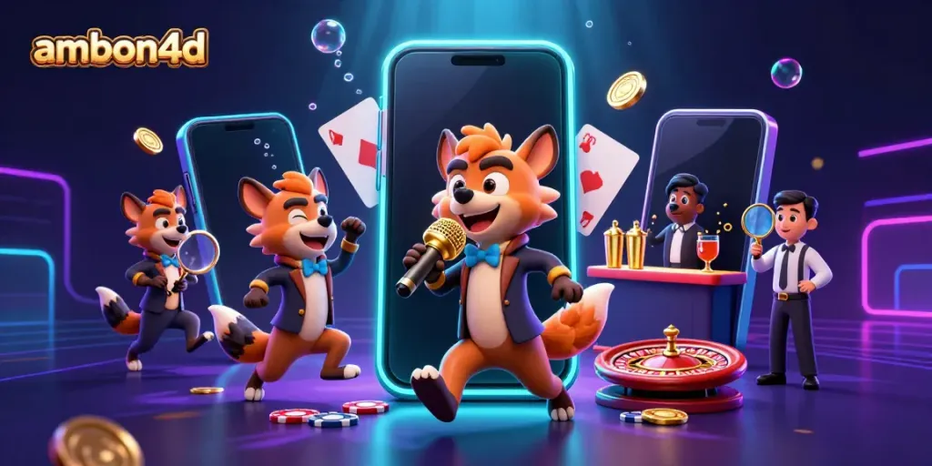Experience the playful ambon4d hyena casino club with vibrant games and a comedic atmosphere.