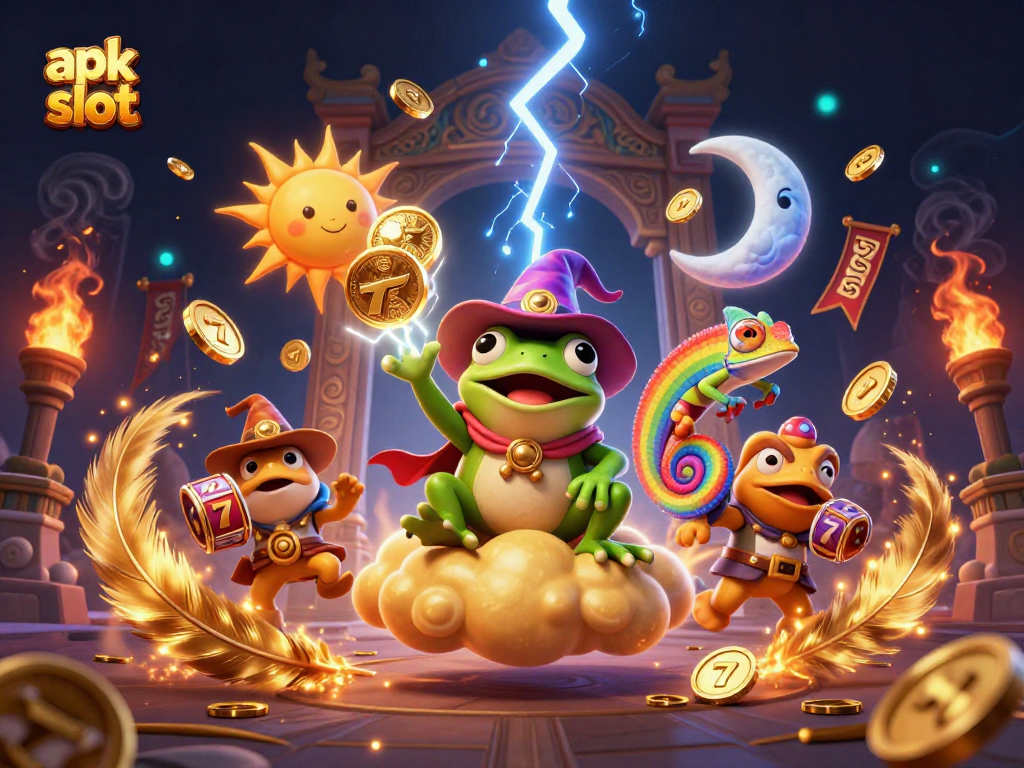 Menangkan jackpot dengan apk slot di tengah hujan koin emas dan pengalaman bermain yang menyenangkan.