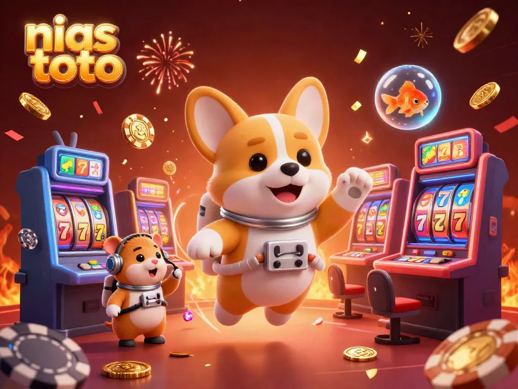 Jelajahi dunia kasino luar angkasa dengan Nias Toto saat astronaut corgi bertualang di dalamnya.