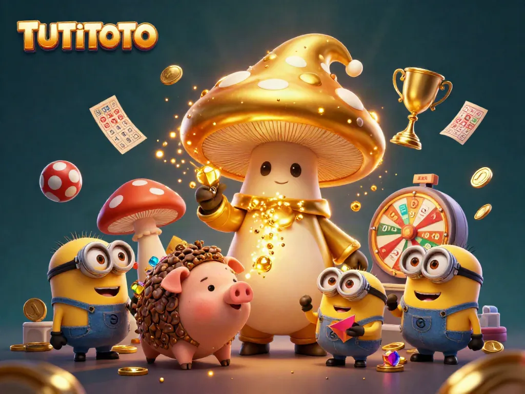 Engage in thrilling lottery action with TUTITOTO, featuring vibrant characters and rich visuals.