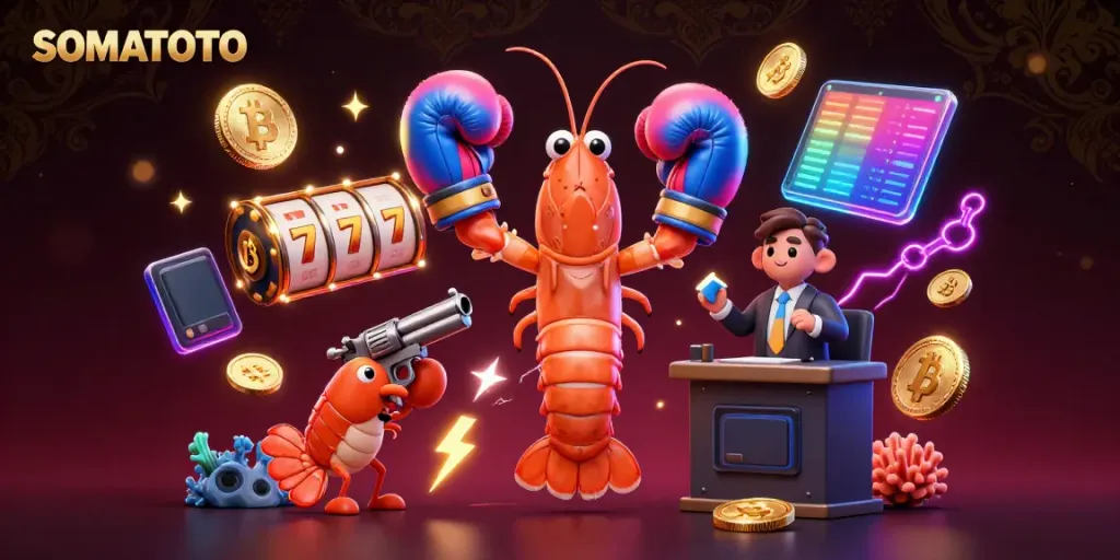 Experience the world of gaming with SOMATOTO through fierce characters and dynamic slot elements.