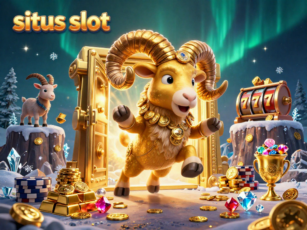 Spin winning jackpots at the situs slot with golden treasures and vibrant casino action.