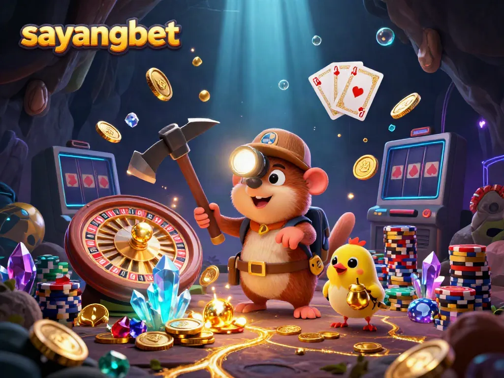 Experience the thrill of sayangbet with a manic mining adventure featuring dazzling gems and coins.