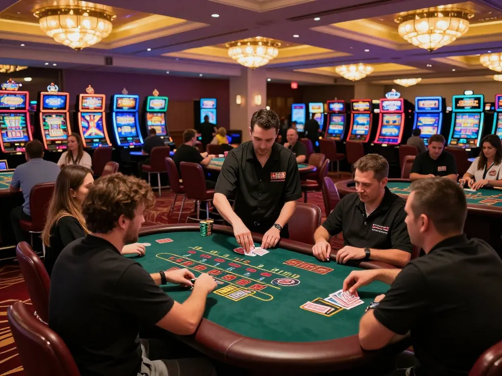 Rasakan keseruan di meja blackjack ramai milik alexis500 dengan pemain dan dealer profesional.