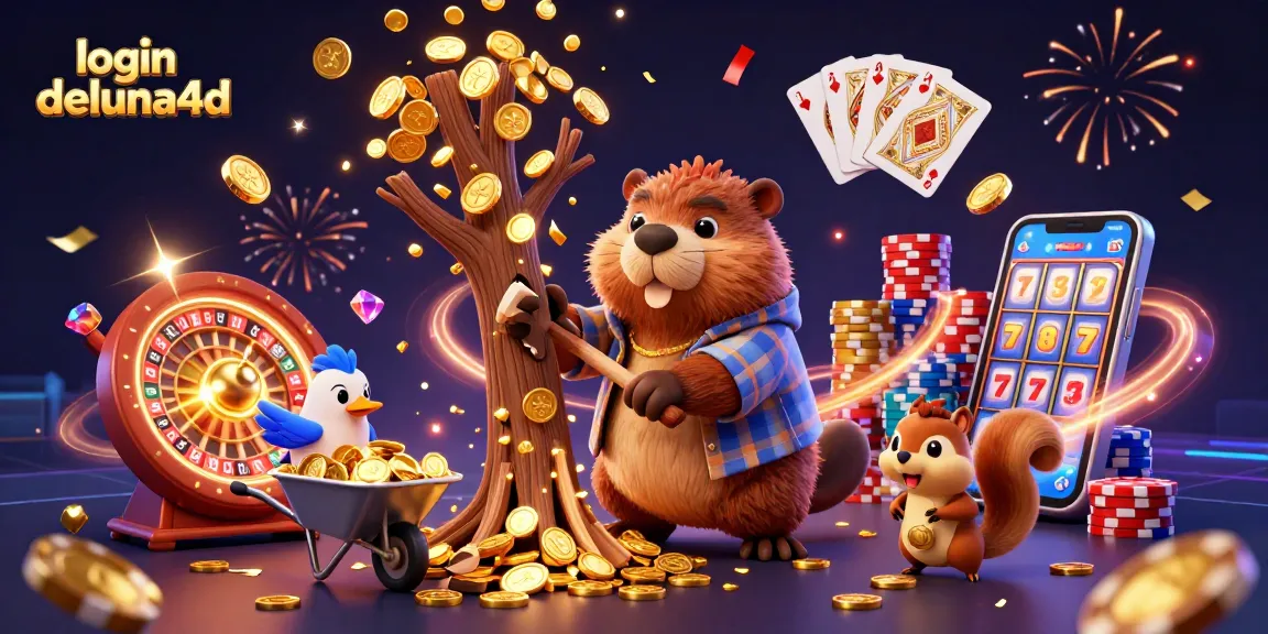 Engage in thrilling gaming at login deluna4d with dynamic character-driven 3D casino scene.