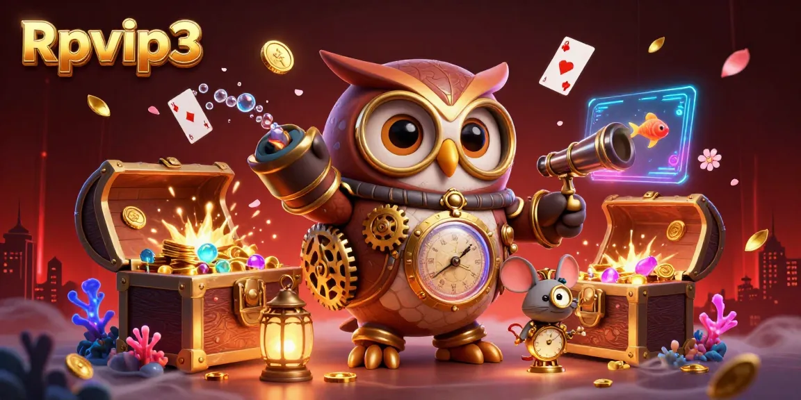 Rasakan permainan mendebarkan di Rpvip3 dengan elemen kasino yang dinamis dan karakter steampunk.