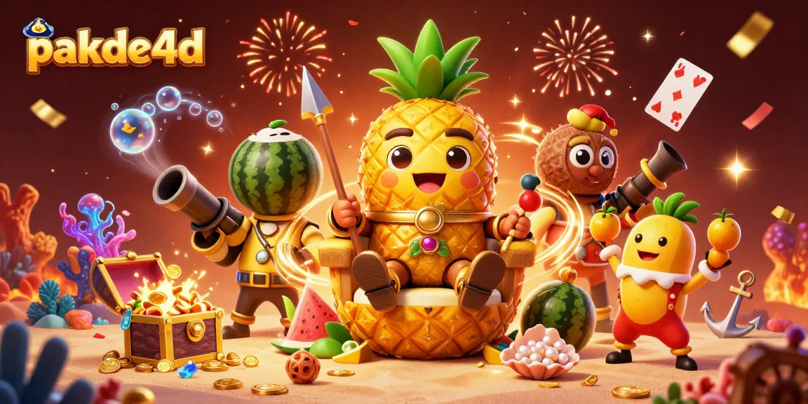 Join the excitement at pakde4d with casino-themed golden characters, vibrant treasures, and action-packed gameplay.