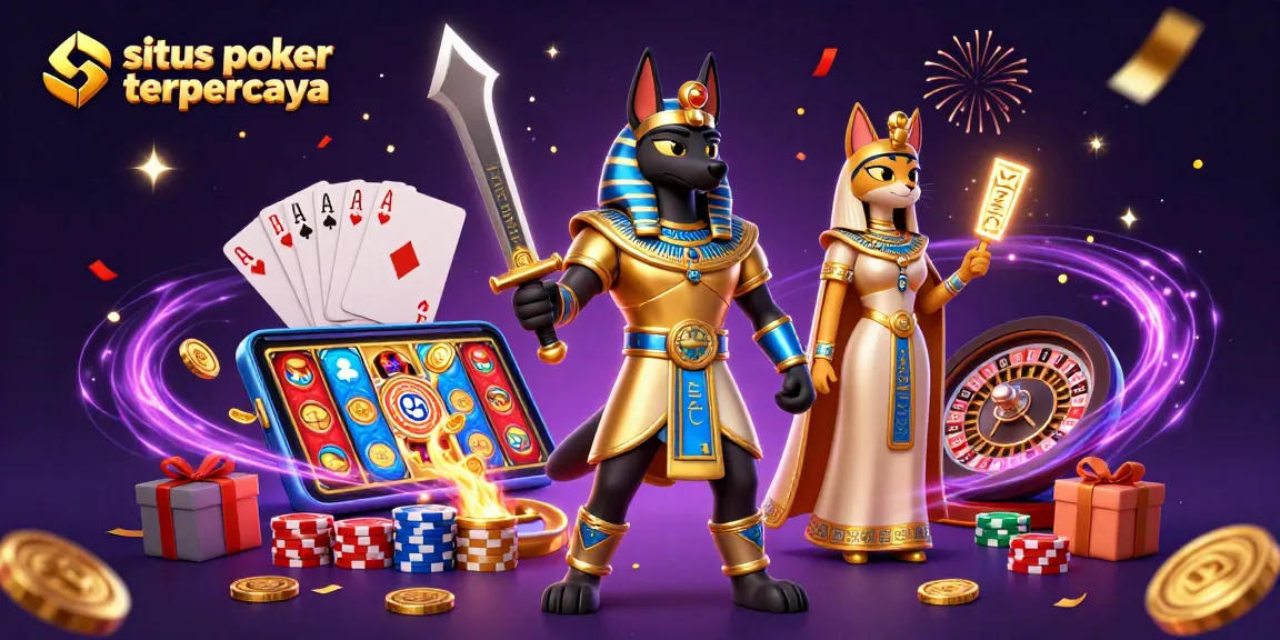 Experience excitement with situs poker terpercaya featuring poker skills, a jackpot, and classic gaming elements.