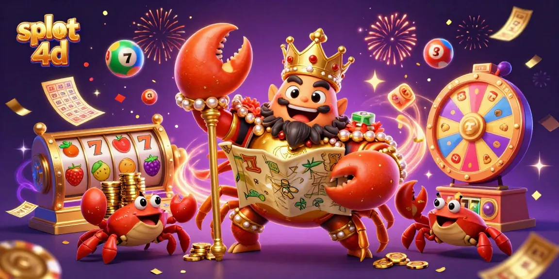 Menghadirkan pengalaman slot 4D yang menegangkan dengan simbol keberuntungan dan suasana kasino yang meriah.