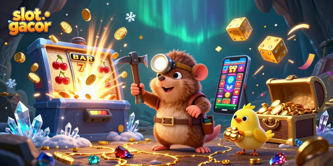 Mainkan slot gacor dengan keberuntungan maksimal dalam ilustrasi mengesankan penuh keberuntungan dan keseruan.