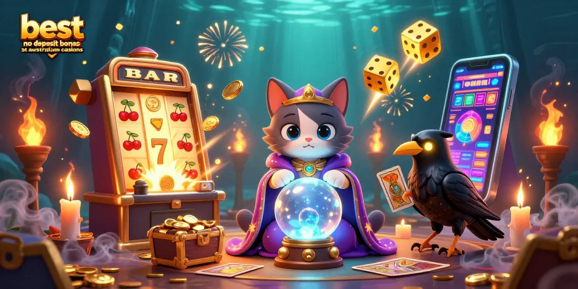 Engage with the best no deposit bonuses at australian casinos with exciting characters in a vibrant casino scene.
