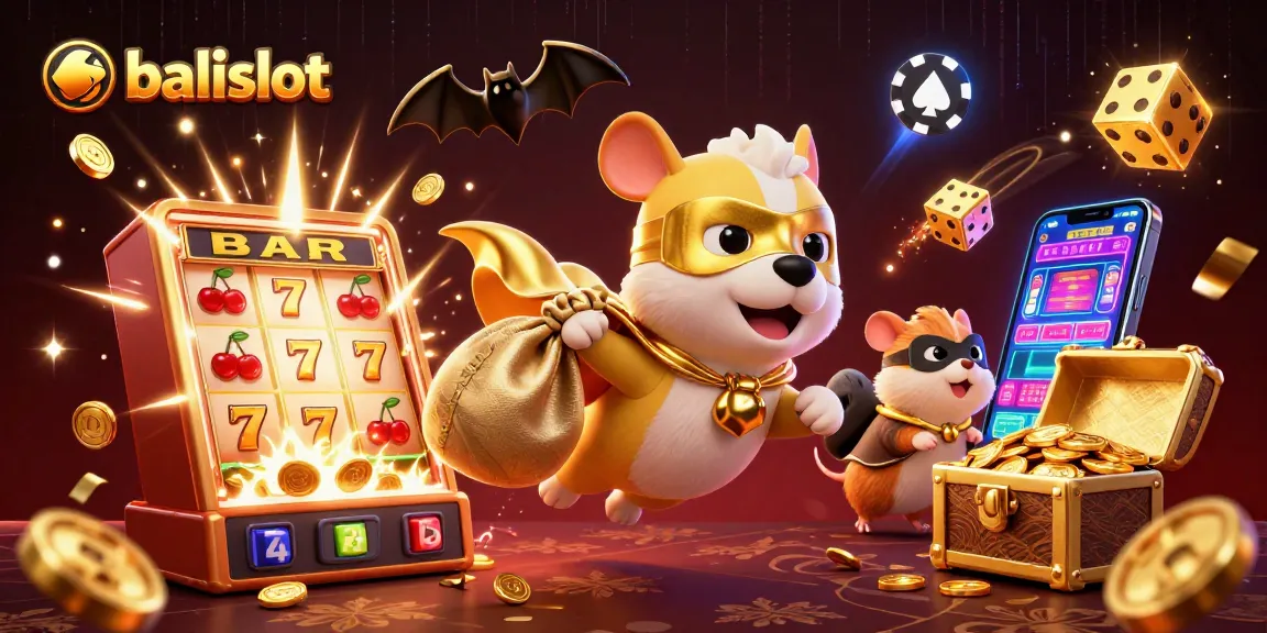 Memenangkan balislot dengan karakter lucu di dunia kasino penuh warna dan keberuntungan.