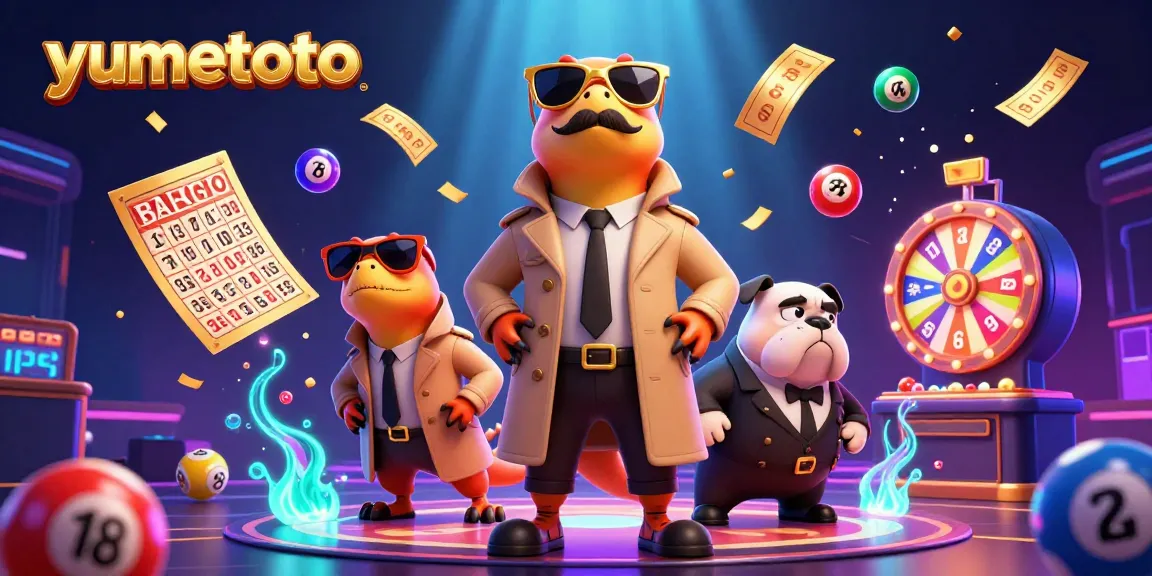 Join yumetoto for exciting lottery draws and vibrant winnings in a lively casino scene.