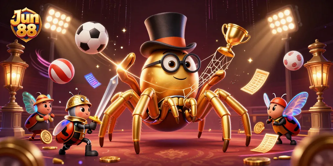 Engage in thrilling games at Jun 88, featuring captivating characters and vibrant casino elements.