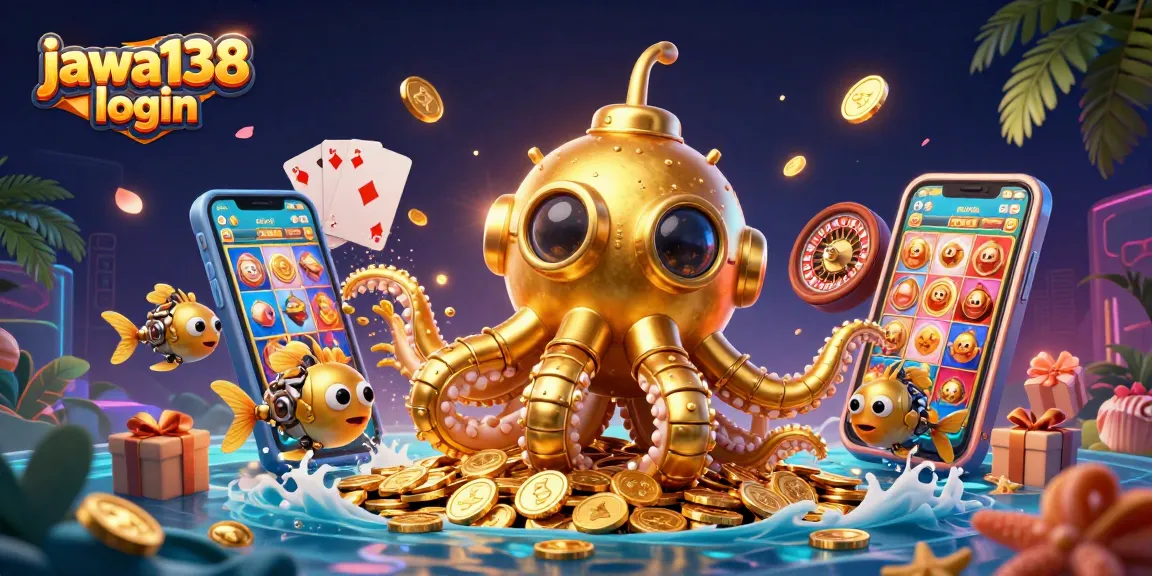 Experience exciting gaming adventures with jawa138 login, featuring vibrant 3D casino elements.