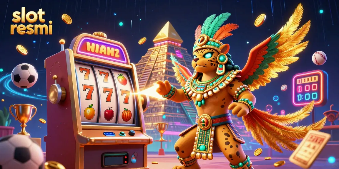 Experience thrilling gameplay of slot resmi with vibrant 3D casino elements and a lucky jackpot.