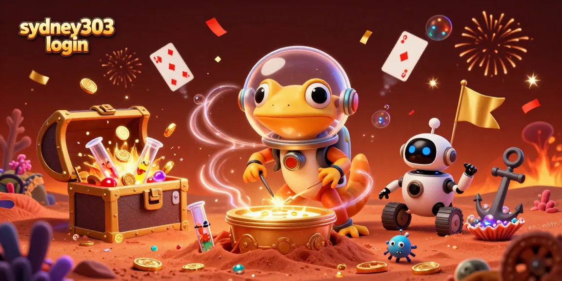 Melakukan login pada sydney303 untuk mengeksplorasi kasino berlapis emas di Mars.