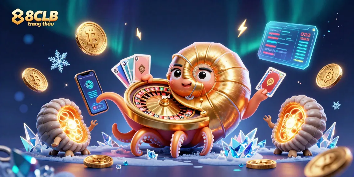 Experience thrilling games at 88CLB trang chủ with vivid 3D illustrations showcasing exciting casino elements.